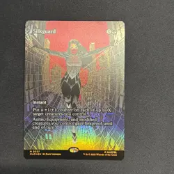NM Borderless Foil Silkguard, MTG, Marvel's Spider-Man, Magic the Gathering, 37 - Image 2