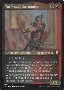 Tor Wauki the Younger (Foil Etched) Commander: Dominaria United Foil - Image 1