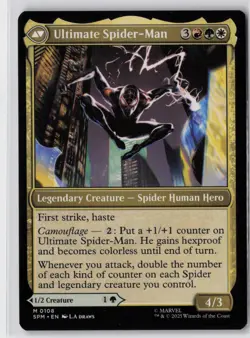 MTG Miles Morales Ultimate Spider-Man 108 regular M Marvel's Spider-Man NM - Image 2