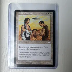 1997 Magic the Gathering Z Debt of Loyalty Expansion/Rare #11 - Image 1