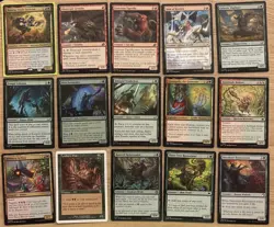 Budget Casual MTG Commander Deck Green Red X Spells With Muerra Trash Tactican - Image 1