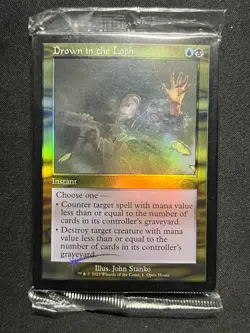 Drown in the Loch MTG Magic 2023 Open House Foil Promo Pack of 10 New Sealed - Image 1