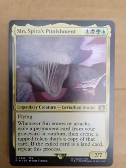 Sin, Spira's Punishment #242 Near Mint Final Fantasy FIN Magic MTG PACK MINT!! - Image 1
