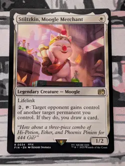 Stiltzkin, Moogle Merchant Final Fantasy Regular - NM #34 MTG FIN - Image 1