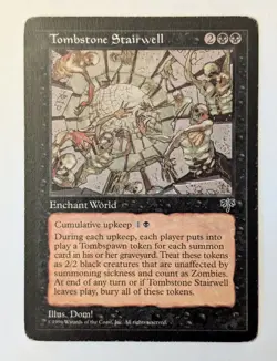 MTG Tombstone Stairwell x1 MP Mirage (MIR #149) Enchantment Regular - Image 1