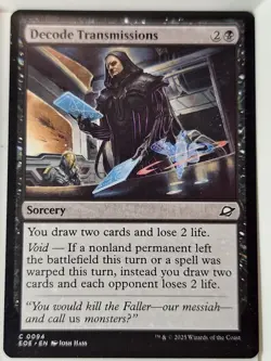 Decode Transmissions - Edge of Eternities - Magic the Gathering MTG Nice! - Image 1