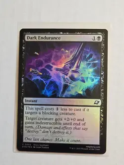 Dark Endurance (Foil) - Edge of Eternities - NM - MTG Magic - Common - Instant - Image 1