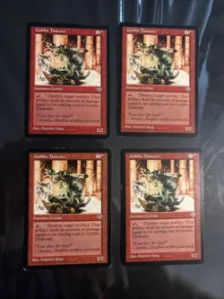Magic The Gathering 4x Goblin Tinkerer Mirage Regular Playset - Image 1
