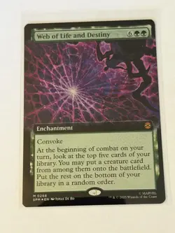 Web of Life and Destiny Extended Art Marvel's Spider-Man Foil 268 - Image 1