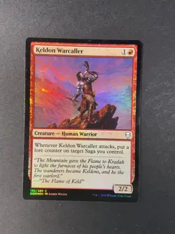 Keldon Warcaller - Foil - Dominaria - Magic the Gathering - MTG - Image 1