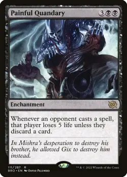 Magic the Gathering (mtg): BRO: Painful Quandary - Rare - Image 1