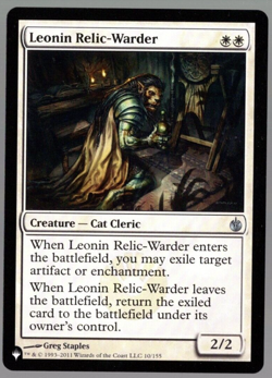 Leonin Relic-Warder 10/155 Non Foil The List Reprint Magic The Gathering NM - Image 1