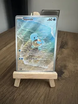 Squirtle 170/165 Pokemon 151 Illustration Rare Full Art Trading Card Near Mint - Image 1