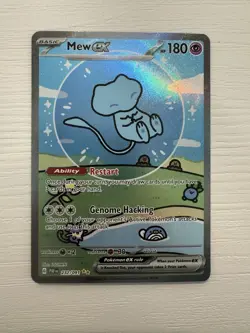 Mew EX 232/091 Special Illustration Rare Paldean Fates Pokemon (Bubble Mew) - Image 2