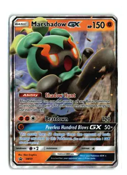 MARSHADOW GX SM59 ULTRA RARE PROMO POKEMON TCG NM - Image 1