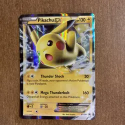 Pokemon TCG Pikachu EX Black Star Promo XY 174 - Image 1