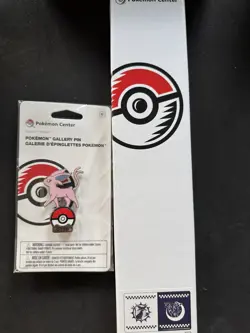 Pokemon Center Espeon & Umbreon Timeless Friends Playmat and Espeon Pin - Image 1