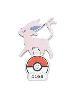 Pokemon Center Espeon & Umbreon Timeless Friends Playmat and Espeon Pin - Image 2