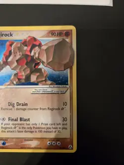 Regirock Gold Star 91/92 *Swirl* - EX Legend Maker - Holo - Pokemon - NM - Image 4