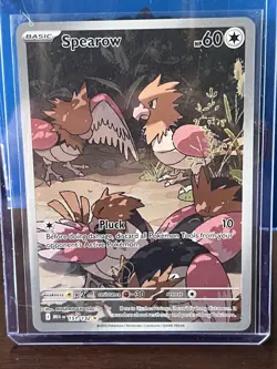 Pokemon TCG Mega Evolutions Spearow 151/132 Illustration Rare - Image 1