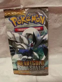 Pokemon TCG Heartgold Soulsilver Booster Pack Open/Empty Lugia Art - Image 1
