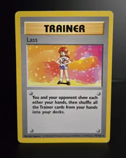 Pokemon TCG - LASS - 75/102 - RARE - UNLIMITED - BASE SET (1999) - WOTC - LP - Image 1