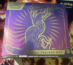 Pokemon Scarlet And Violet Elite Trainer Box Complete Sealed TCG Miraidon ETB - Image 1