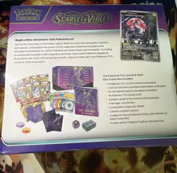 Pokemon Scarlet And Violet Elite Trainer Box Complete Sealed TCG Miraidon ETB - Image 2