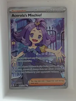 Acerola's Mischief 165/132 Pokemon Mega Evolution Full Art - Image 1