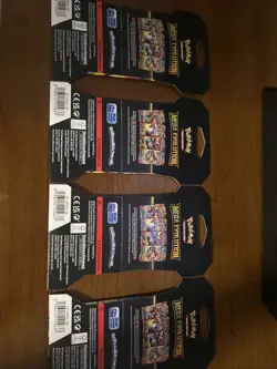 Mega Evolution Sleeved Booster Pack Art Set New Pokemon Set of 4 Sealed Packs - Image 2