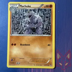 XY Furious Fists - LP - Machoke 45/111 Pokemon English (US Seller) - Image 1