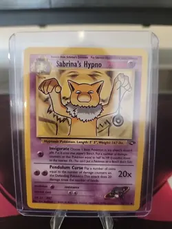 Sabrina's Hypno 56/132 Pokemon TCG Gym Challenge Non Holo LP - Image 3