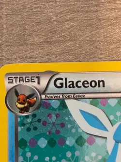2013 POKEMON BLACK STAR PROMO GLACEON [STAGE 1] #BW90 HOLO FOIL - Image 2