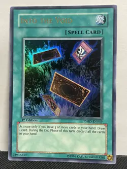 Into The Void TSHD-EN049 Ultra Rare Holo 1st Ed LP Yu-GI-Oh! - Image 1