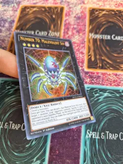 Yu-Gi-Oh! Number 70: Malevolent Sin DUSA-EN014 Ultra Rare 1st Edition Near Mint - Image 2