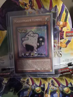 Yu-Gi-Oh! Marshmao Yummy Secret Rare DOOD-EN024 1st Edition Near Mint - Image 1
