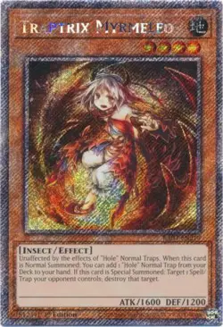 Yugioh! Traptrix Myrmeleo - RA04-EN210 - Platinum Secret Rare - 1st Edition Near - Image 1