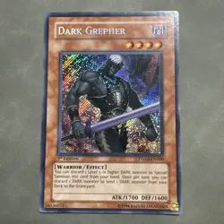 Yu-Gi-Oh Dark Grepher PTDN-EN000 | Secret Rare | Phantom Darkness LP/MP 1st - Image 1