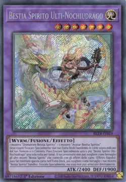 Yu Gi Oh Ita 1Ed Rare Secret Bltr-It018 Bestia Spirito Ulti-Nochiudrago - Image 1