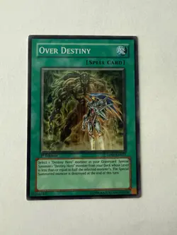 Yugioh Over Destiny DP05-EN021 Super Rare 1st Ed VLP - Image 1