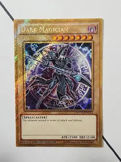 Yugioh - Dark Magician MVP1-ENGV3 Limited Edition Gold Secret Rare NM - Image 1