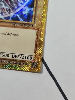 Yugioh - Dark Magician MVP1-ENGV3 Limited Edition Gold Secret Rare NM - Image 3
