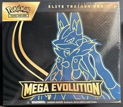 Pokemon Trading Card Game TCG Mega Evolution Elite Trainer Box ETB Lucario NEW - Image 1