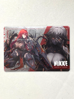 Nihilister - Goddess of Victory: Nikke Silver Plastic Card - Image 1
