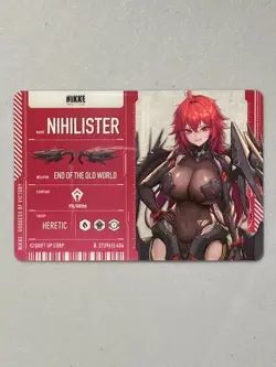 Nihilister - Goddess of Victory: Nikke Silver Plastic Card - Image 2
