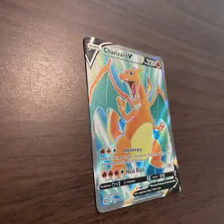 Charizard V Pokemon Card 220 HP Holo Rare Incinerate Heat Blast - Image 2