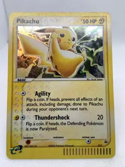 Pikachu 2003 012 Holo Black Star Promo Pokemon Card E Reader - Image 5