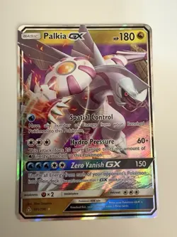 Pokemon Palkia GX Ultra Prism TCG Holo Card 101/156 NM Condition - Image 1