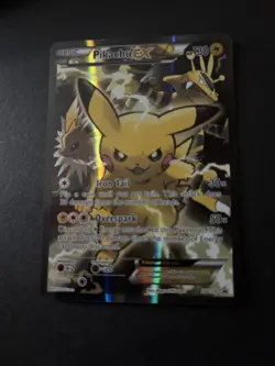 Pikachu EX XY124 XY Promos Holo Card Near Mint Condition - Image 1