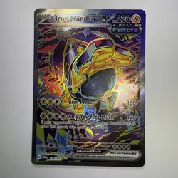 Pokemon TCG Iron Hands EX 154/131 Special Illustration Rare Card NM Near Mint - Image 1